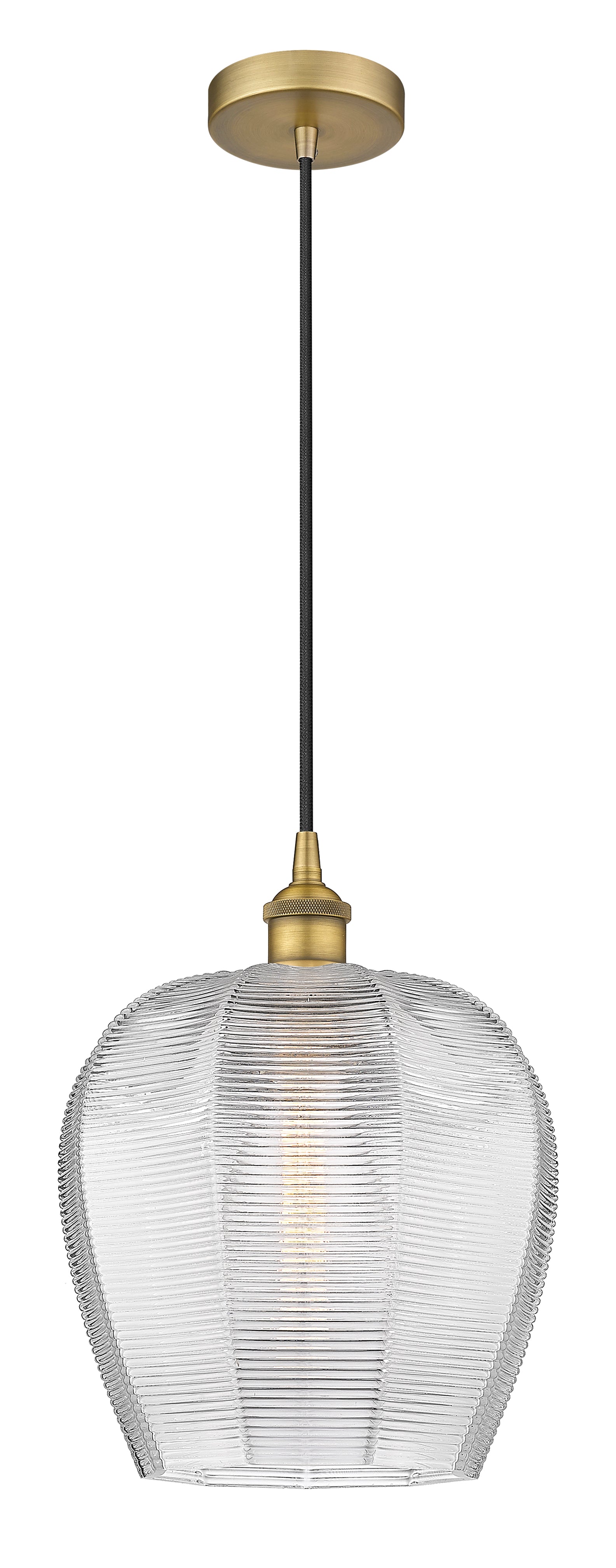 Edison Mini Pendant Antique Brass Cast