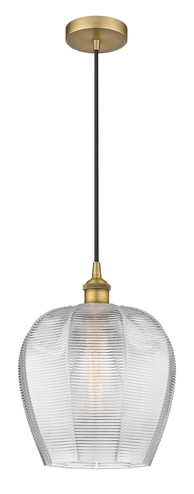 Edison Mini Pendant Antique Brass Cast