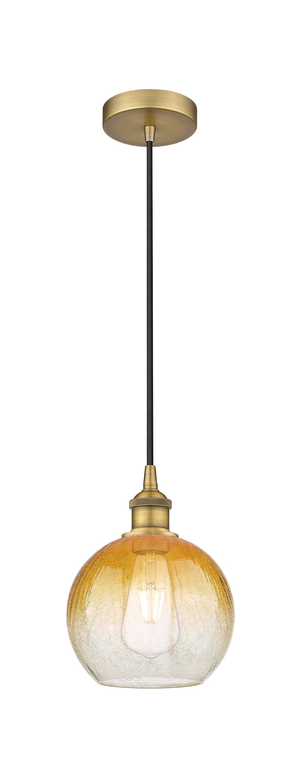 Edison Mini Pendant Antique Brass Finish