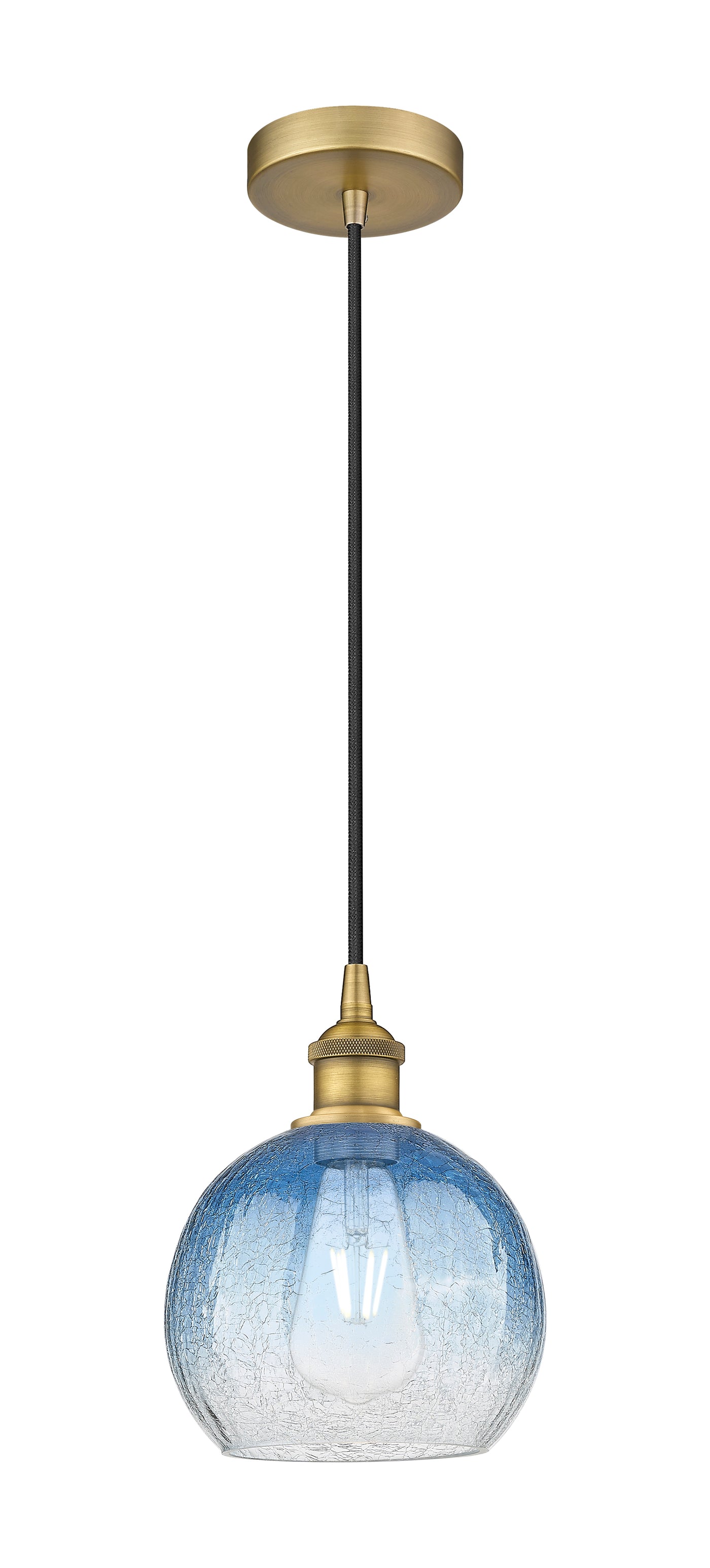 Edison Mini Pendant Antique Brass Finish