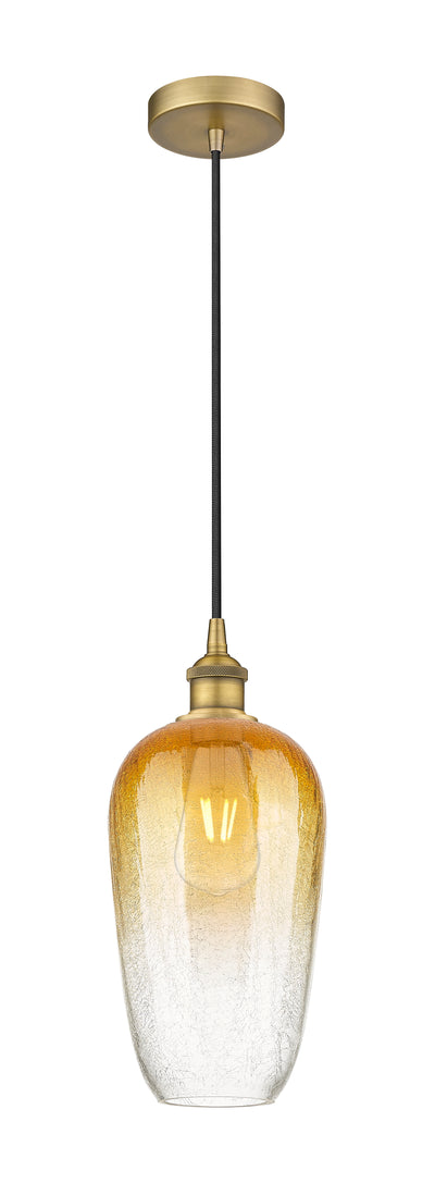 Edison Mini Pendant Antique Brass 7 Inch