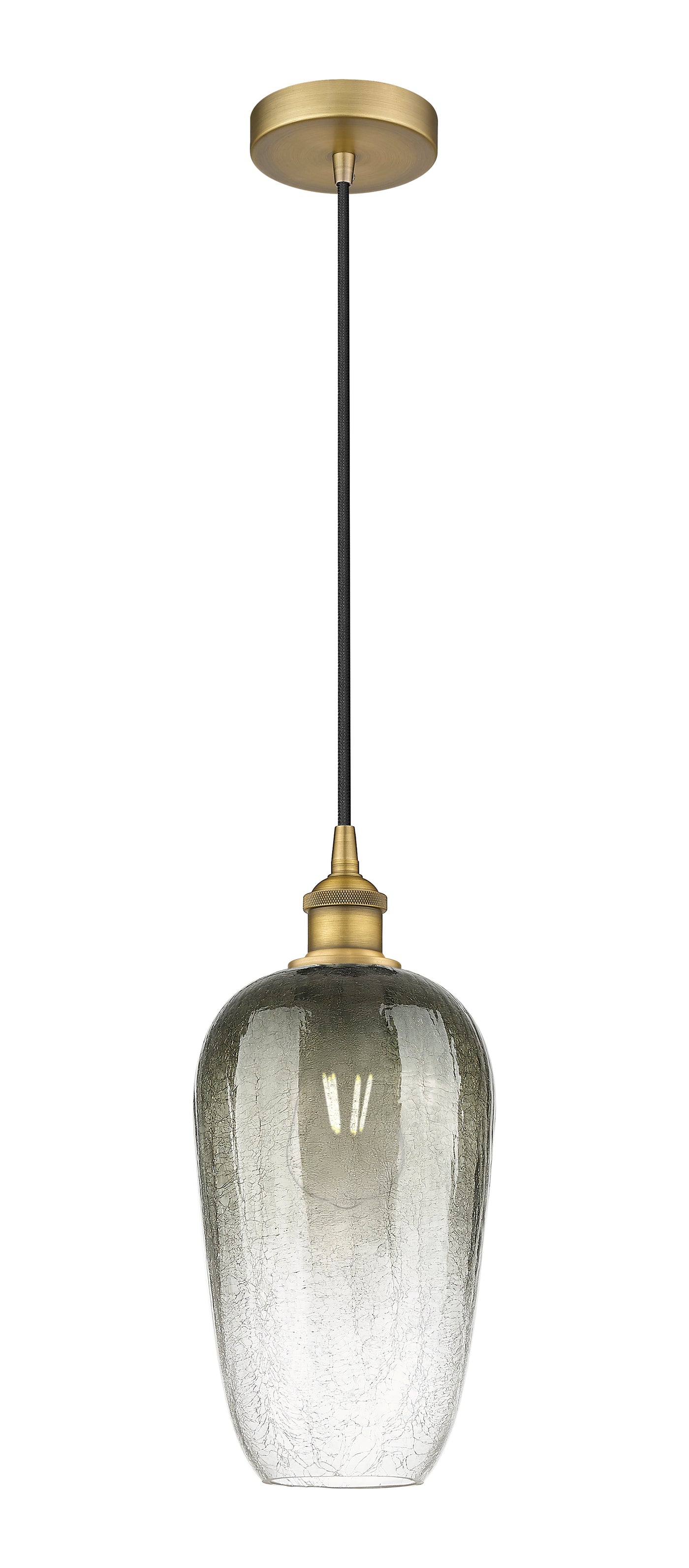 Edison Mini Pendant Antique Brass 7 Inch