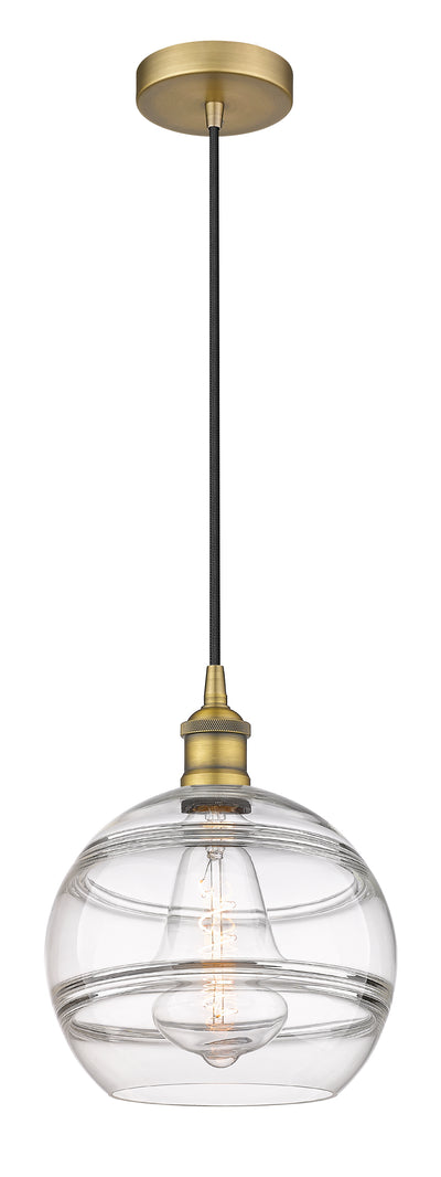 Edison Mini Pendant Antique Brass 10 Inch