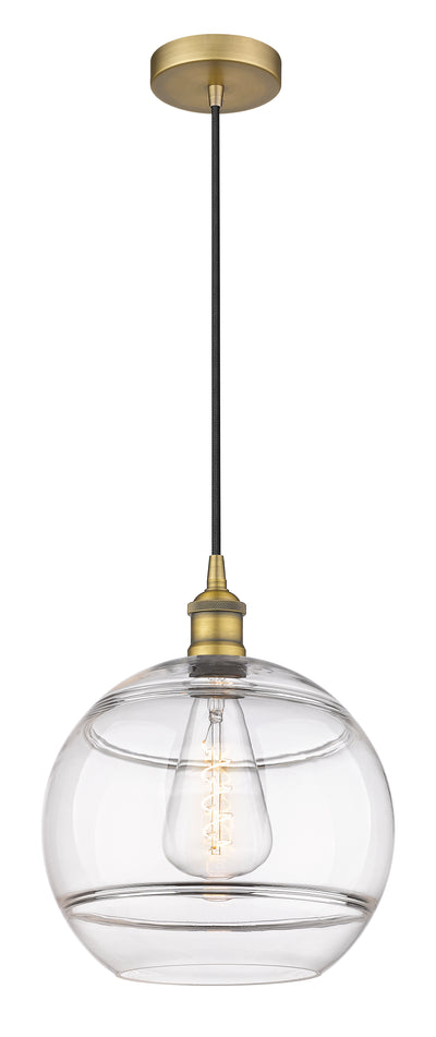 Edison Mini Pendant Antique Brass Cast Brass
