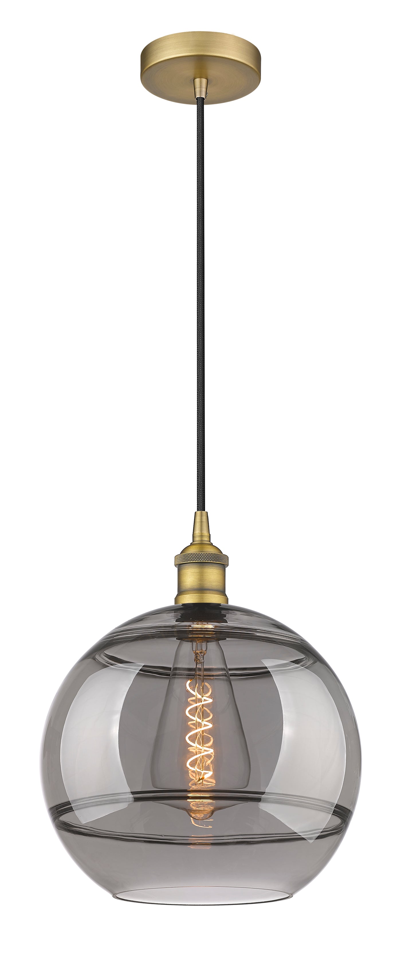 Edison Mini Pendant Antique Brass Cast Brass