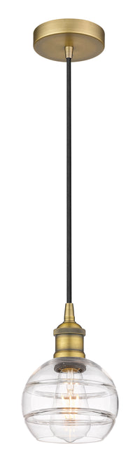 Edison Mini Pendant Antique Brass 5.875 Inch