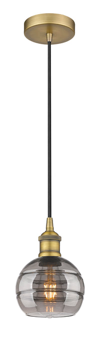 Edison Mini Pendant Antique Brass 5.875 Inch