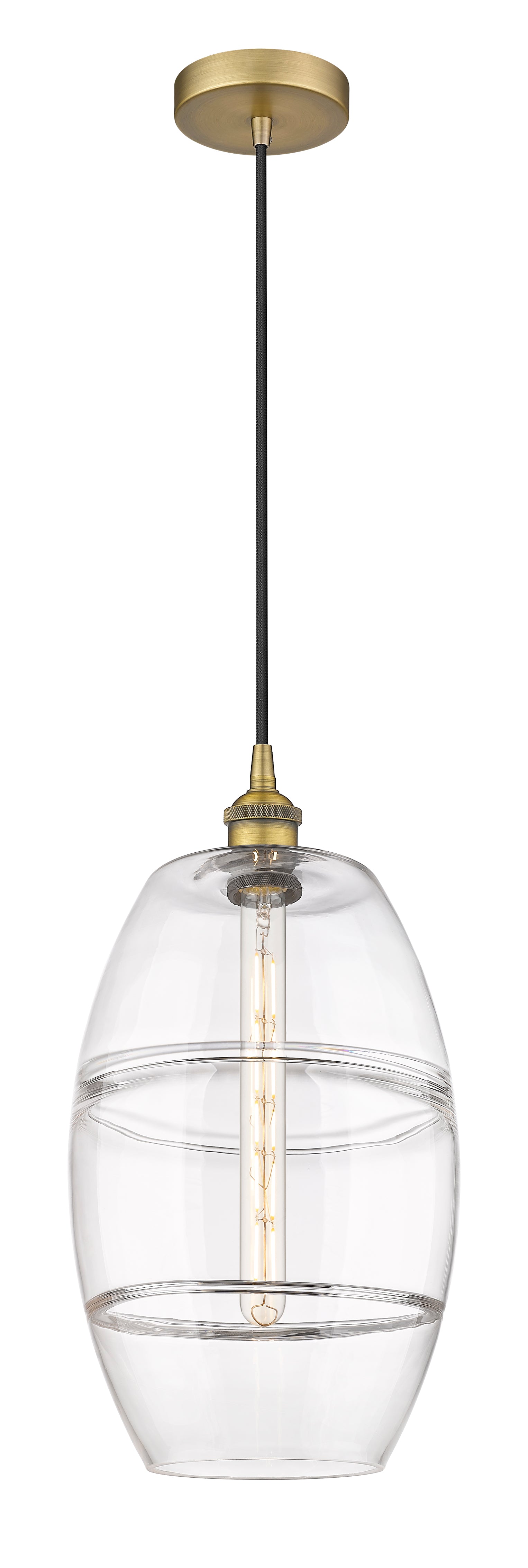 Edison Mini Pendant Antique Brass Finish