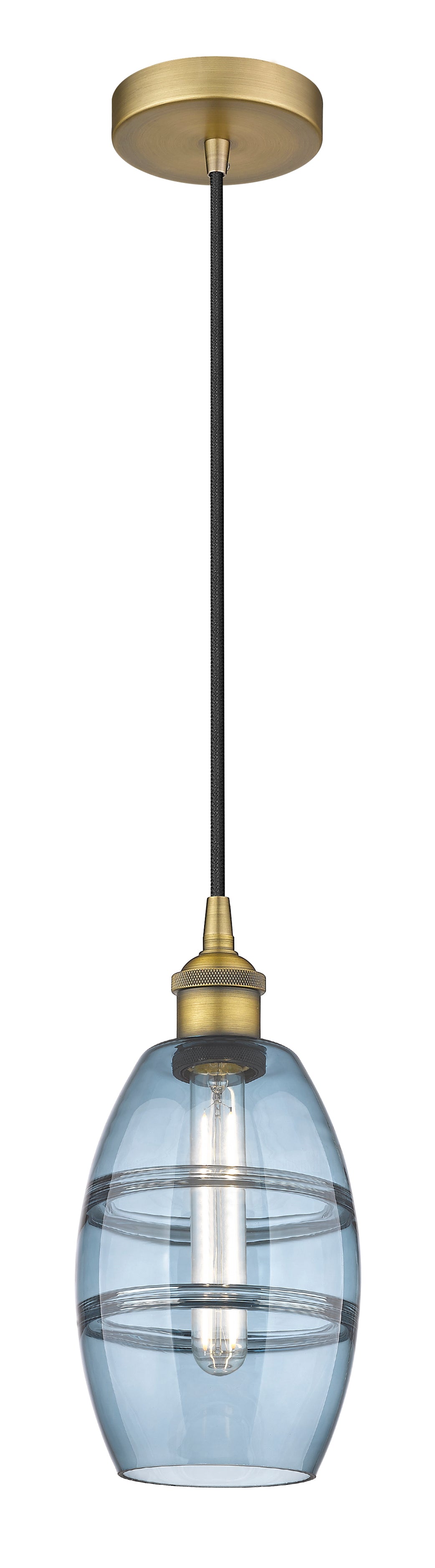Edison Mini Pendant Antique Brass Finish