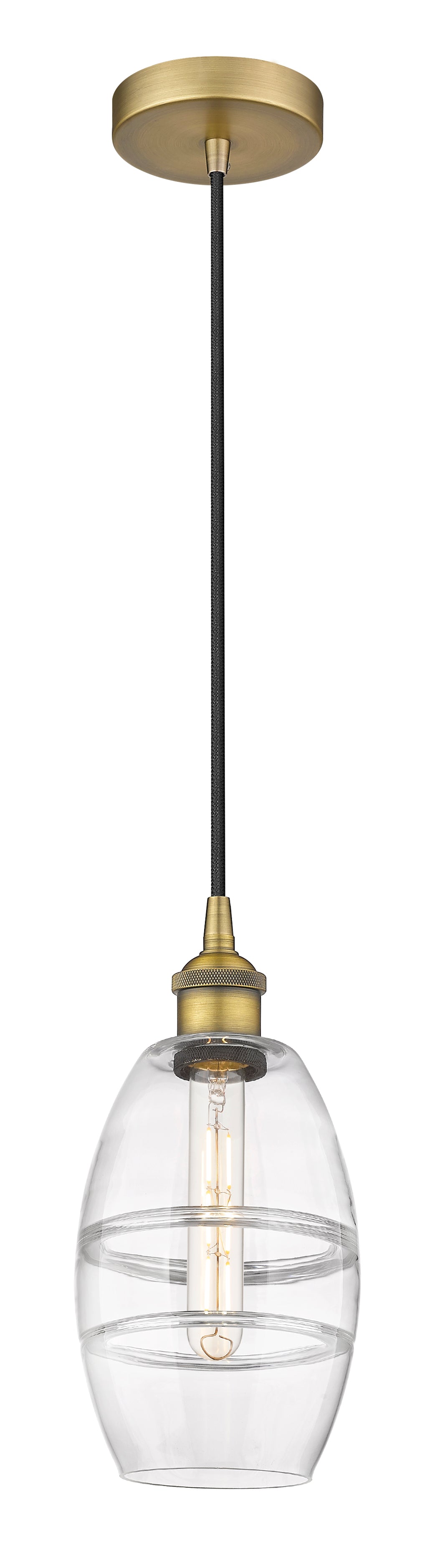 Edison Mini Pendant Antique Brass Finish