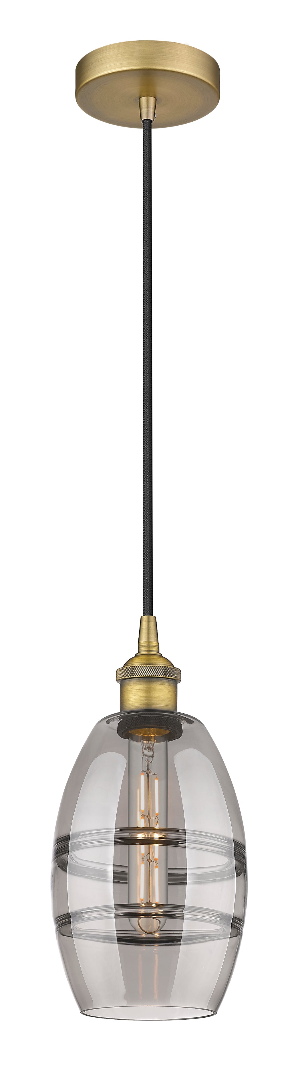 Edison Mini Pendant Antique Brass Finish
