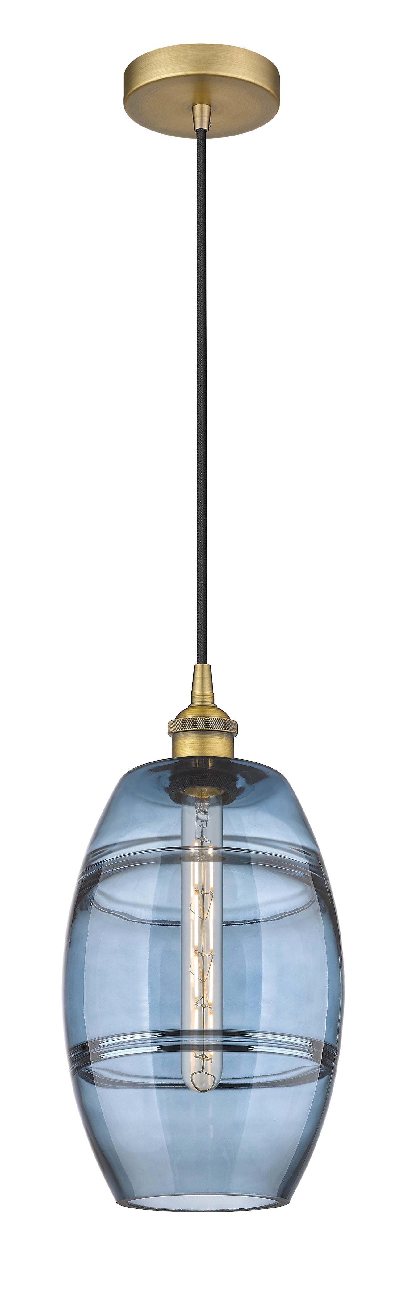 Edison Mini Pendant Antique Brass Finish