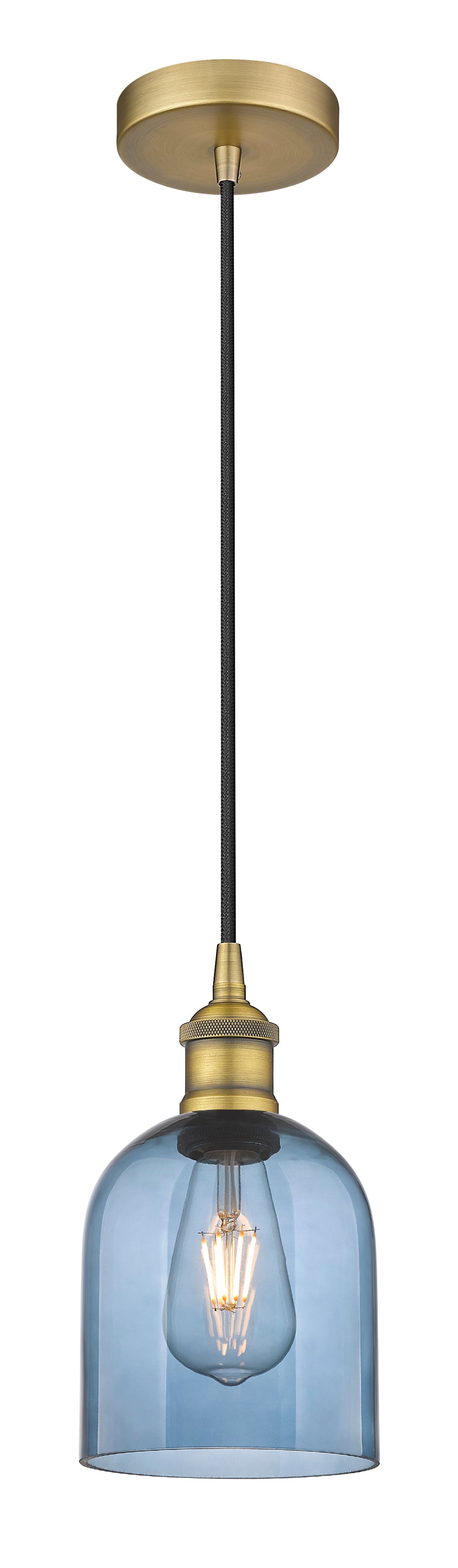 Edison Mini Pendant Antique Brass Finish
