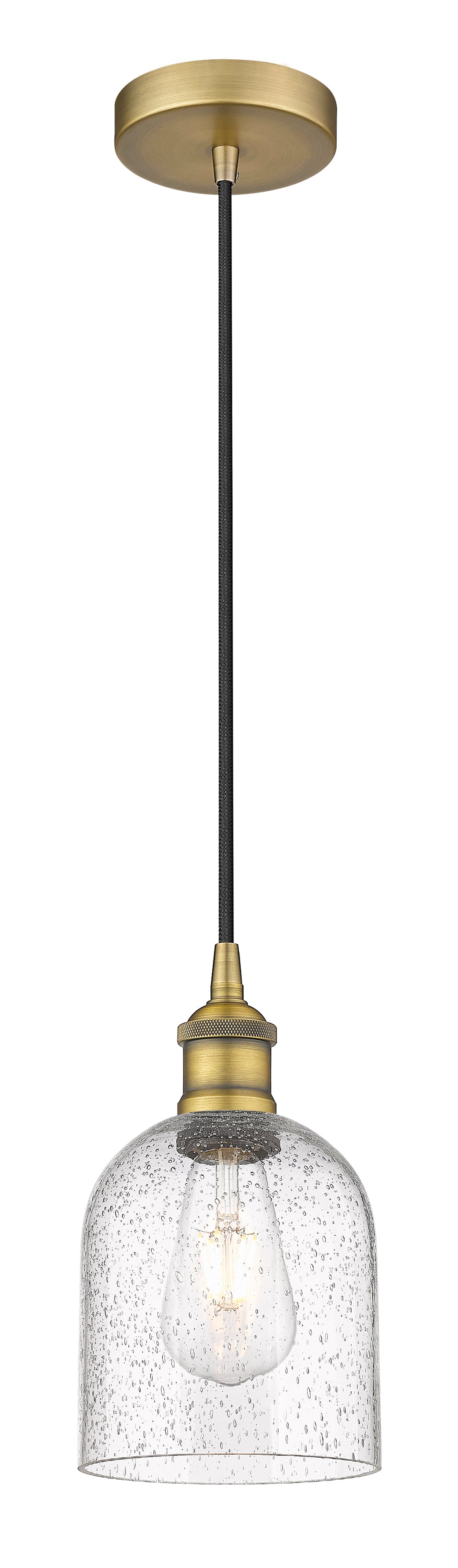 Edison Mini Pendant Antique Brass Finish