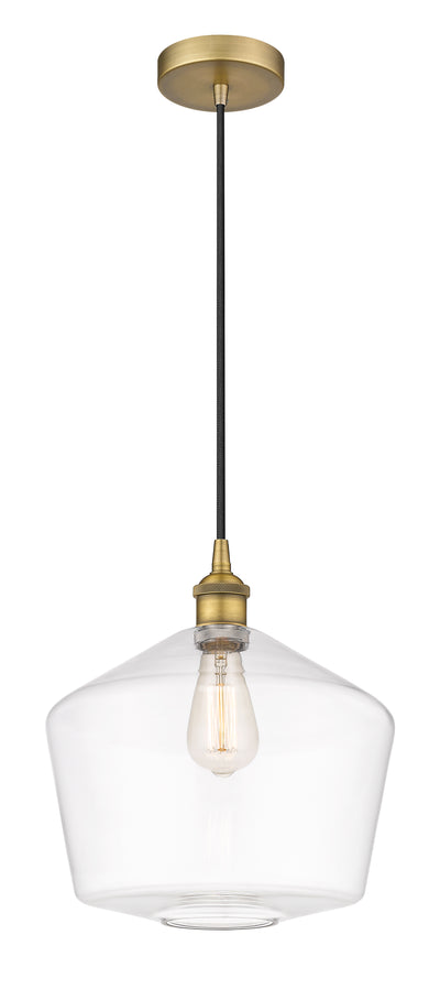 Edison Mini Pendant Cast Brass 13 Inch
