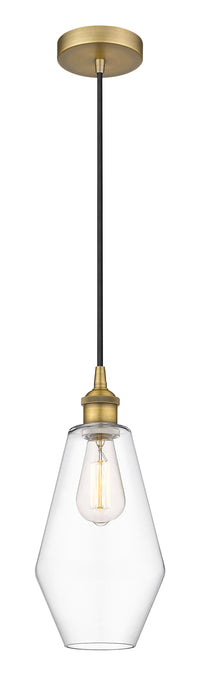 Edison Mini Pendant Antique Brass 7 Inch