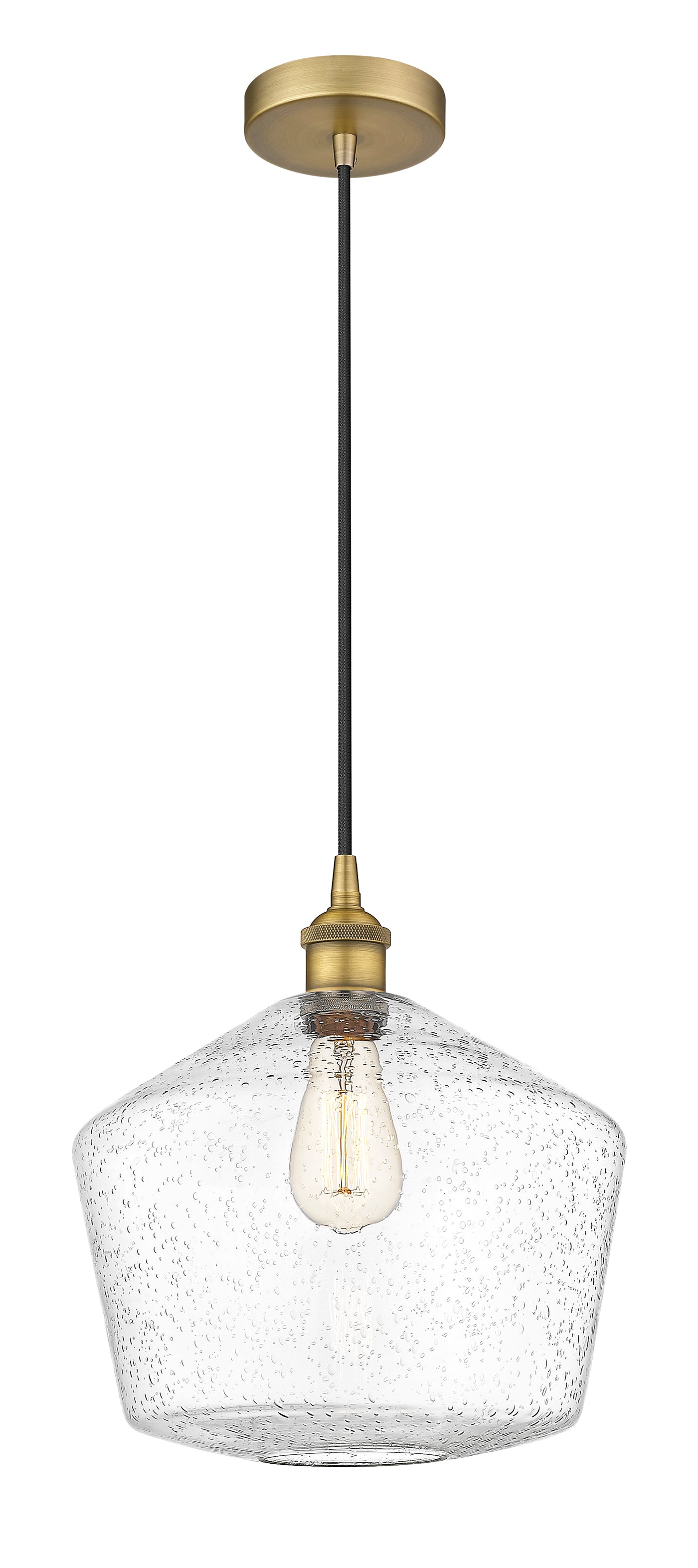 Edison Mini Pendant Cast Brass 13 Inch