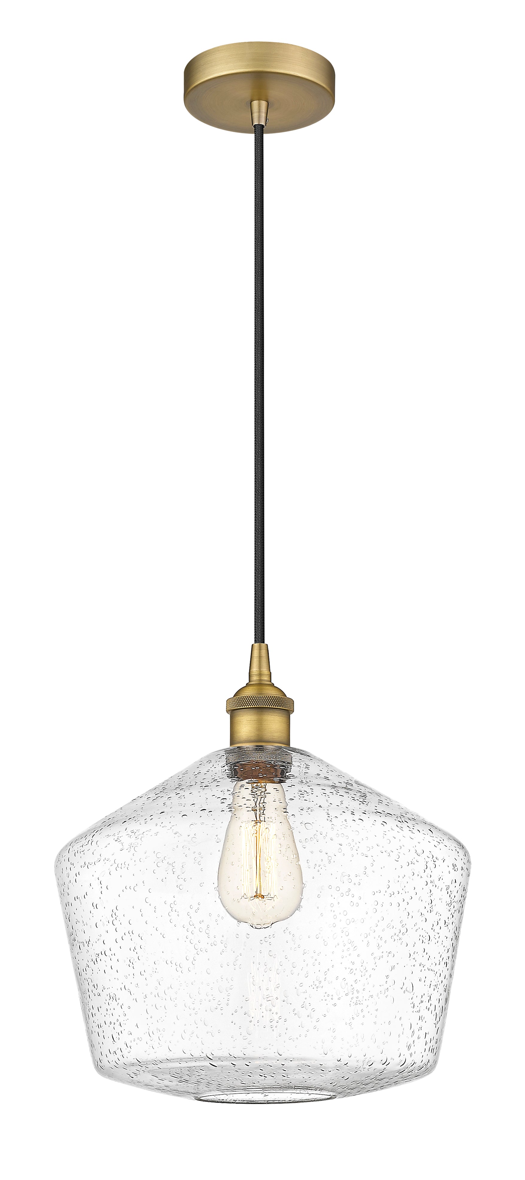Edison Mini Pendant Cast Brass 13 Inch
