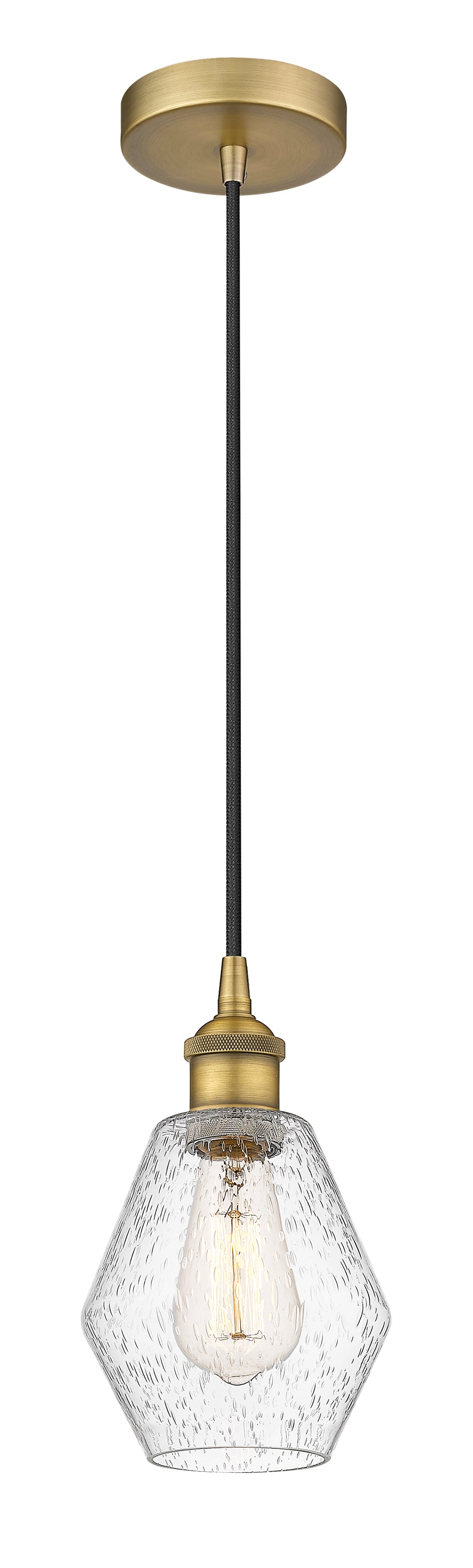 Edison Mini Pendant Antique Brass Dimmable