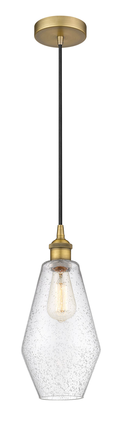 Edison Mini Pendant Antique Brass 7 Inch