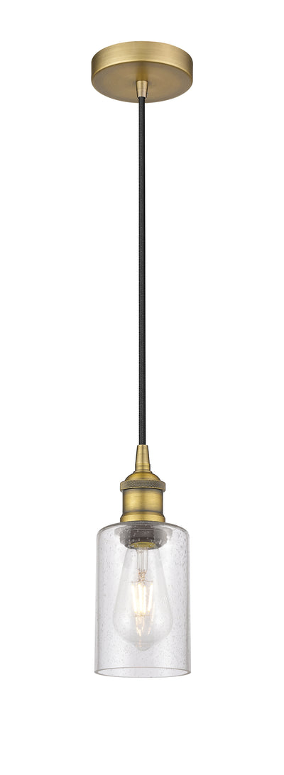Edison Mini Pendant Cast Brass Antique