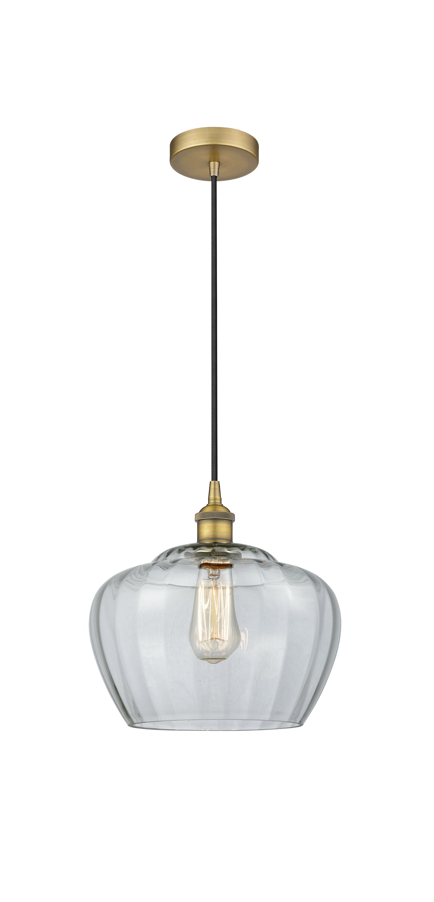 Edison Mini Pendant Antique Brass Finish