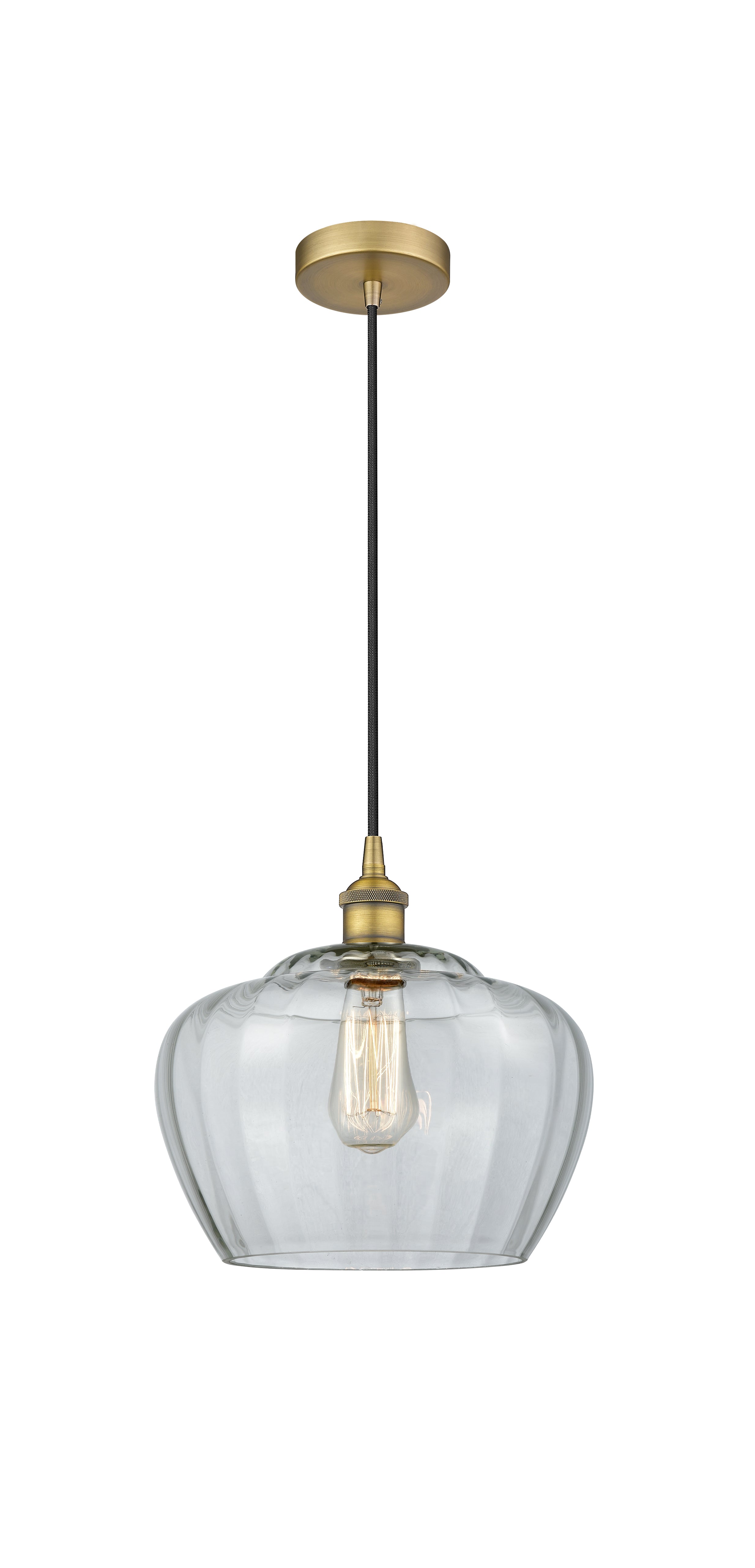 Edison Mini Pendant Antique Brass Finish