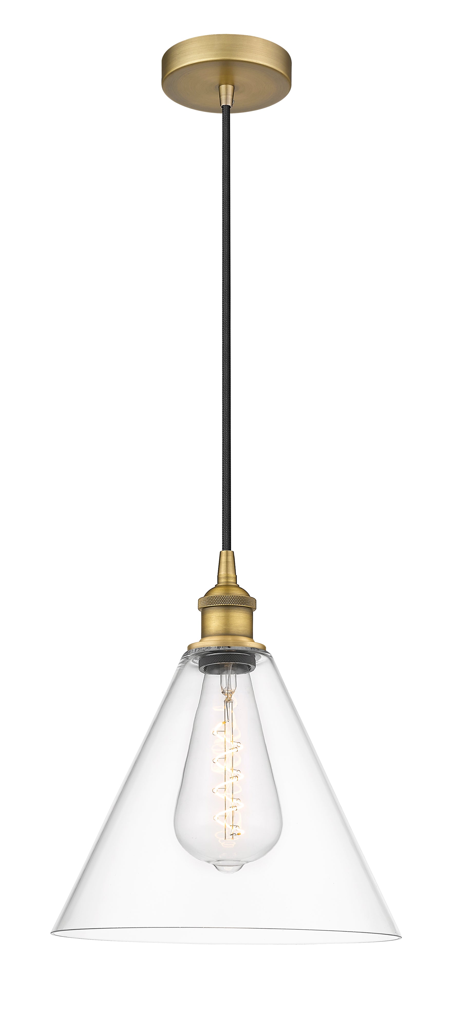 Edison Mini Pendant Cast Brass 6W