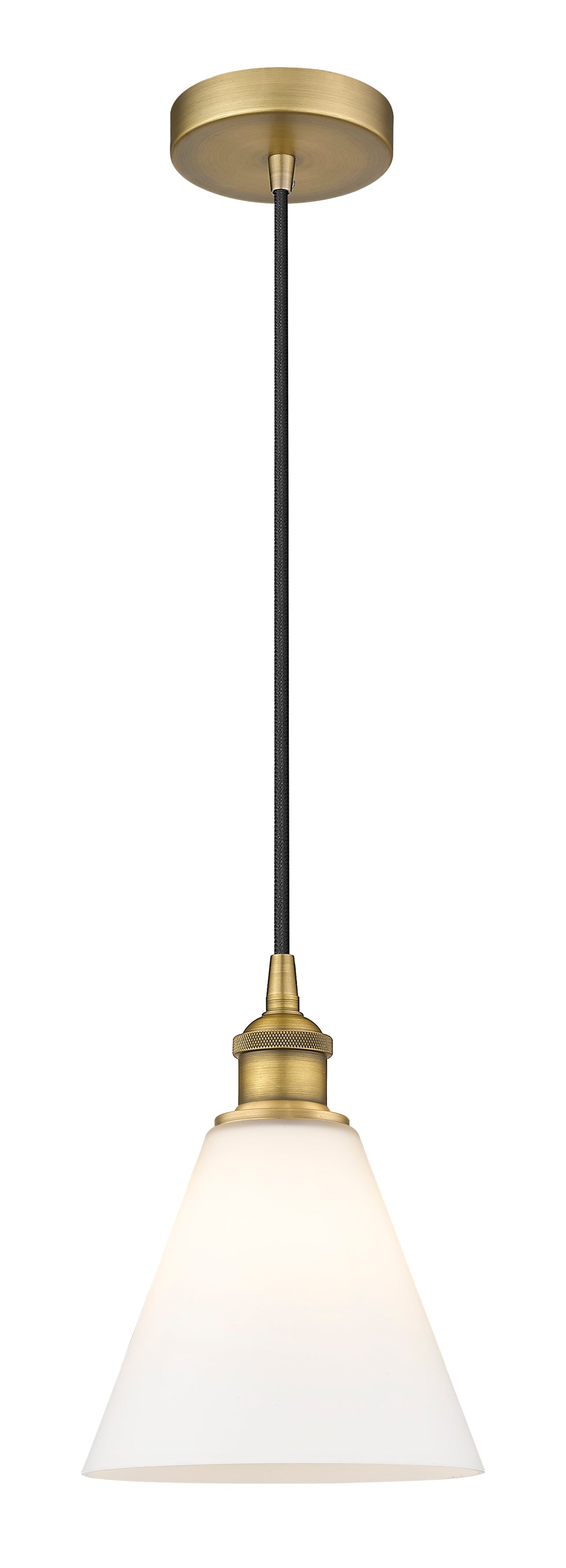 Edison Mini Pendant 8 Inch Antique Brass