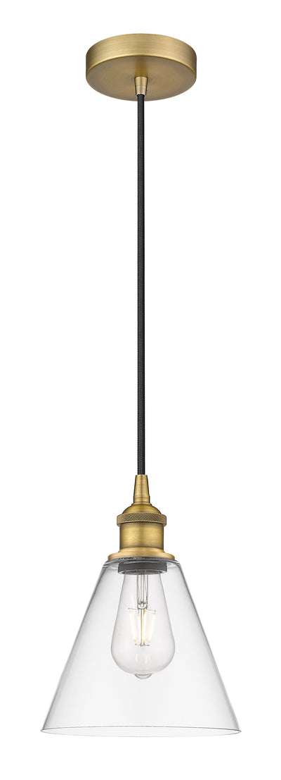 Edison Mini Pendant 8 Inch Antique Brass
