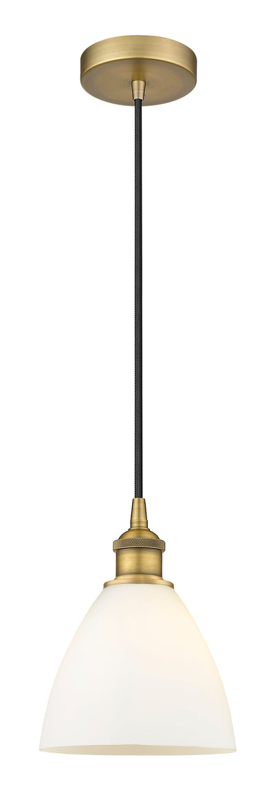 Edison Mini Pendant Antique Brass Cast