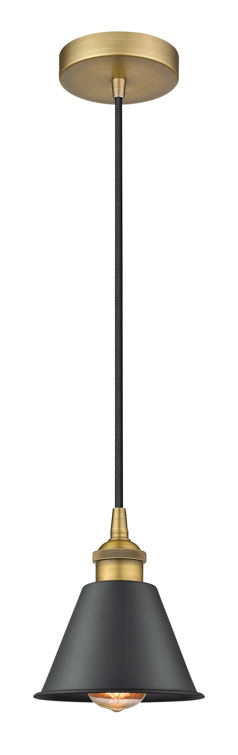 Edison Mini Pendant Antique Brass Finish