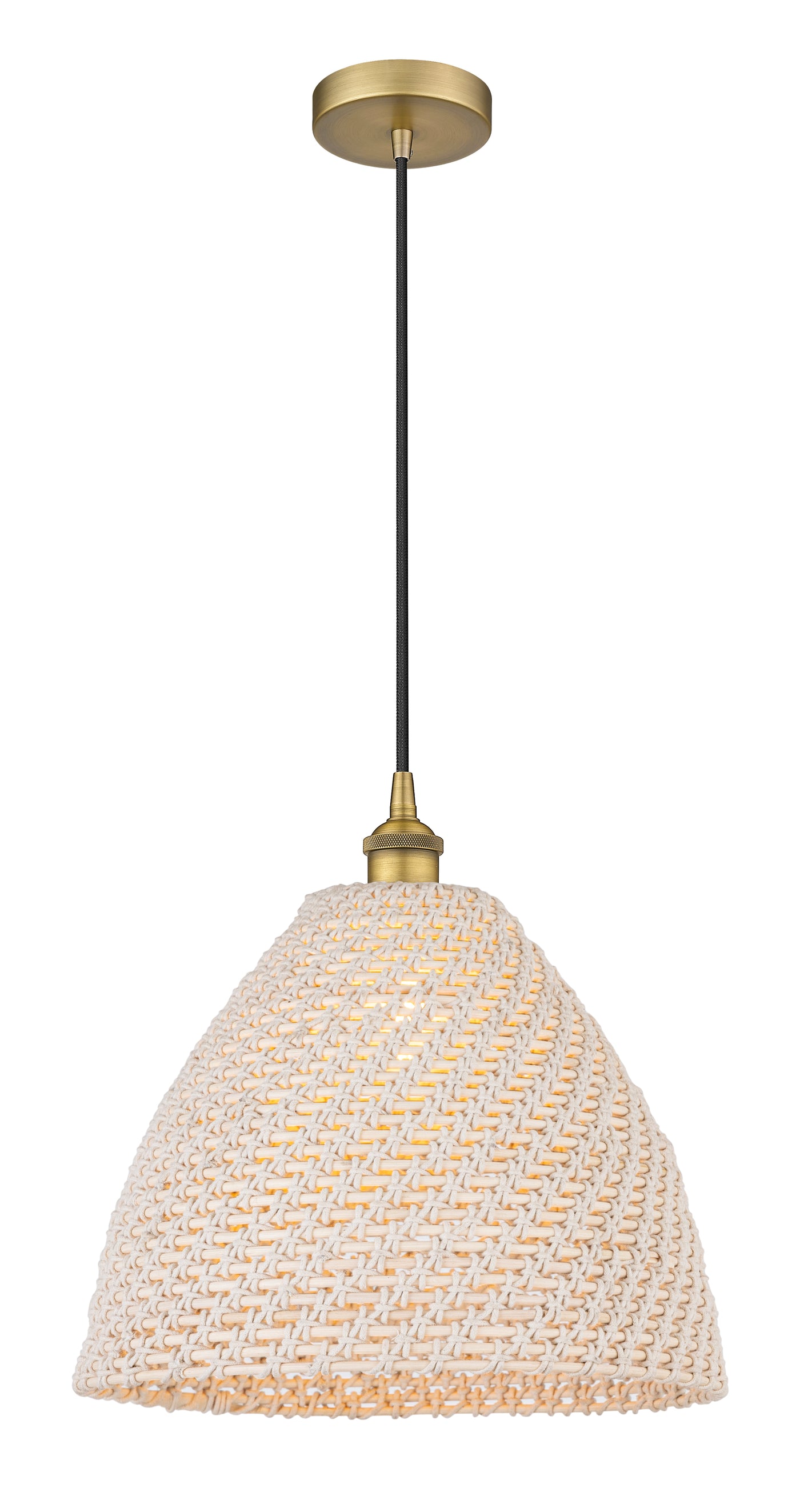 Edison Mini Pendant Antique Brass Finish
