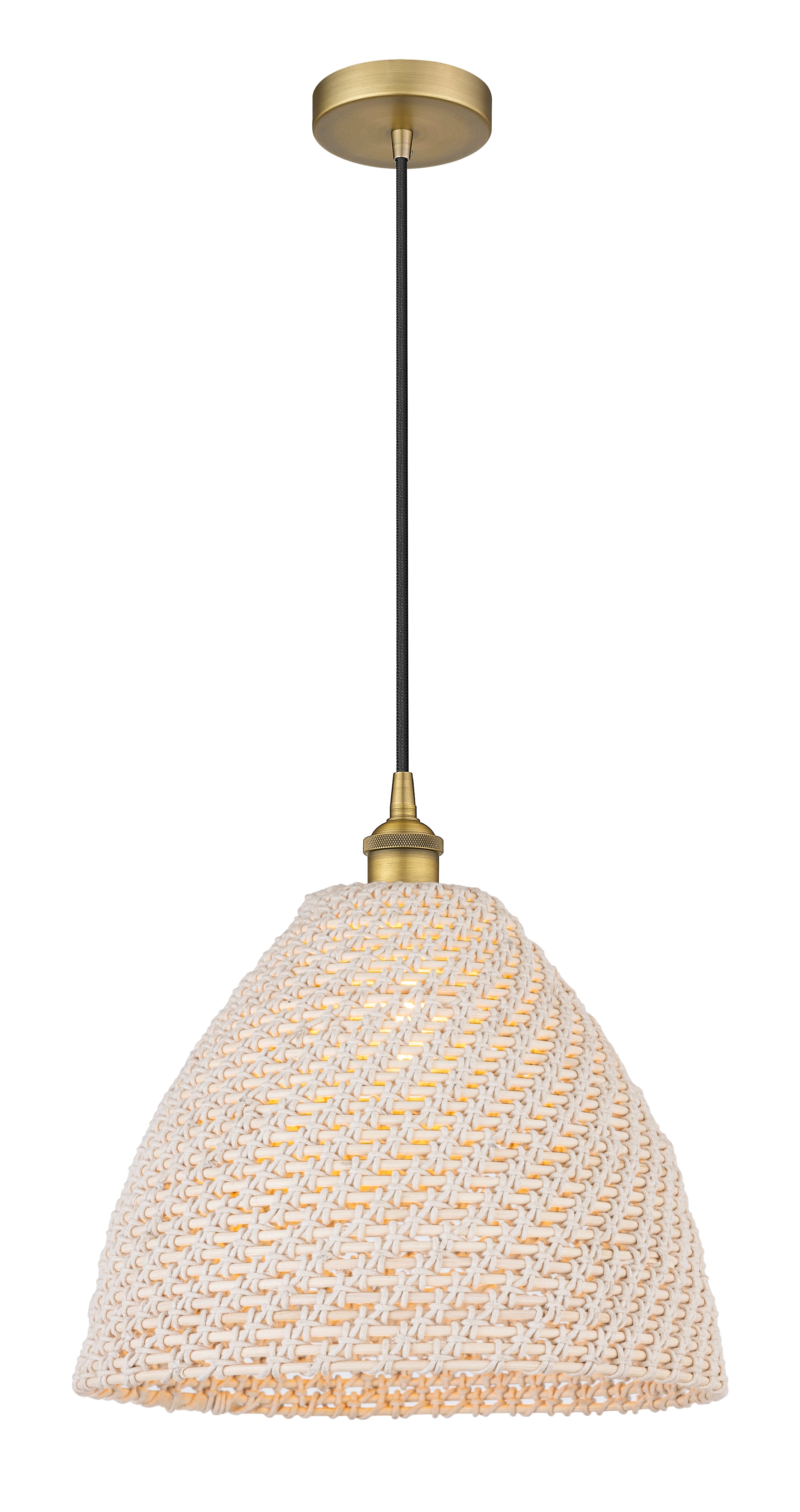 Edison Mini Pendant Antique Brass Finish