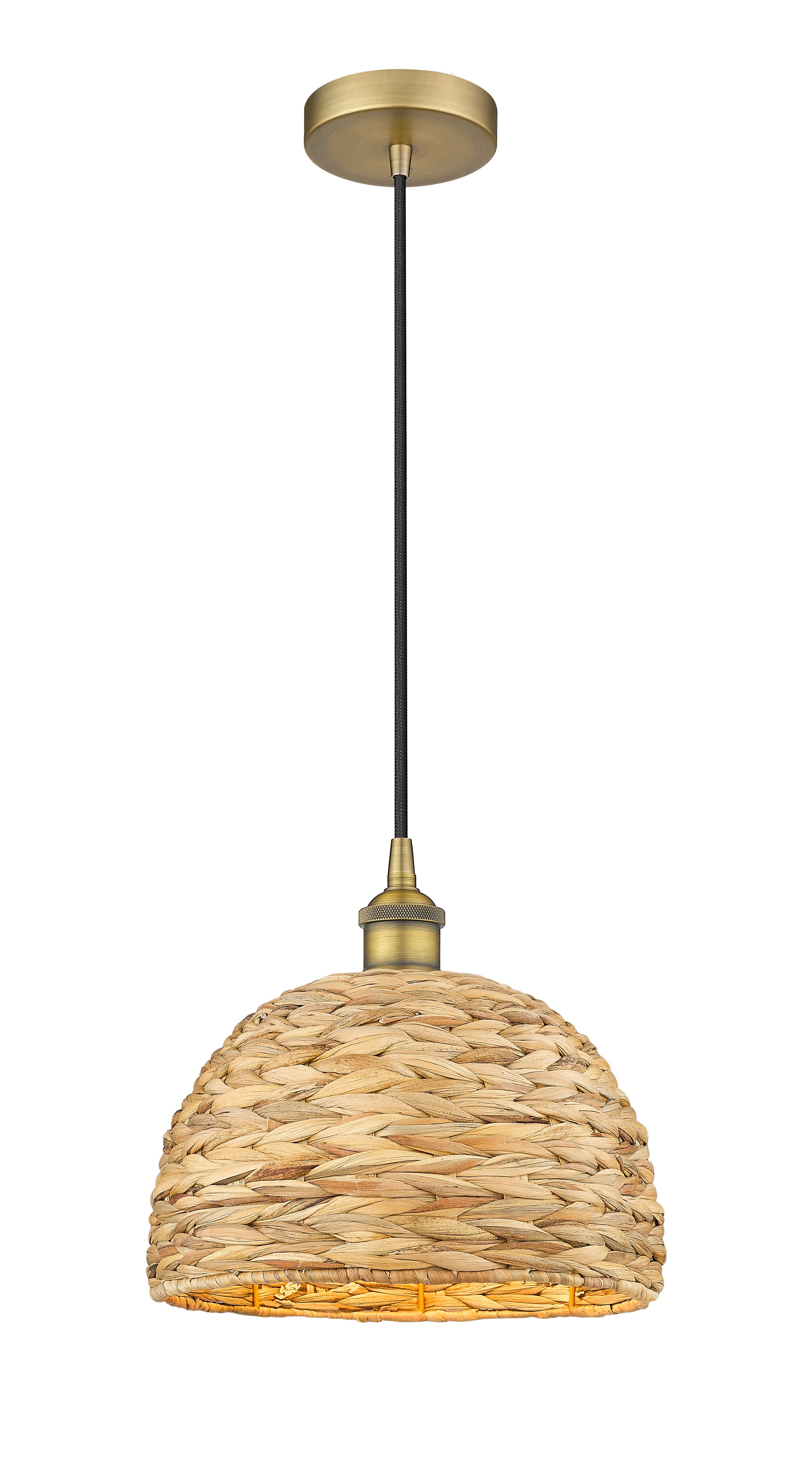 Edison Mini Pendant Antique Brass Finish