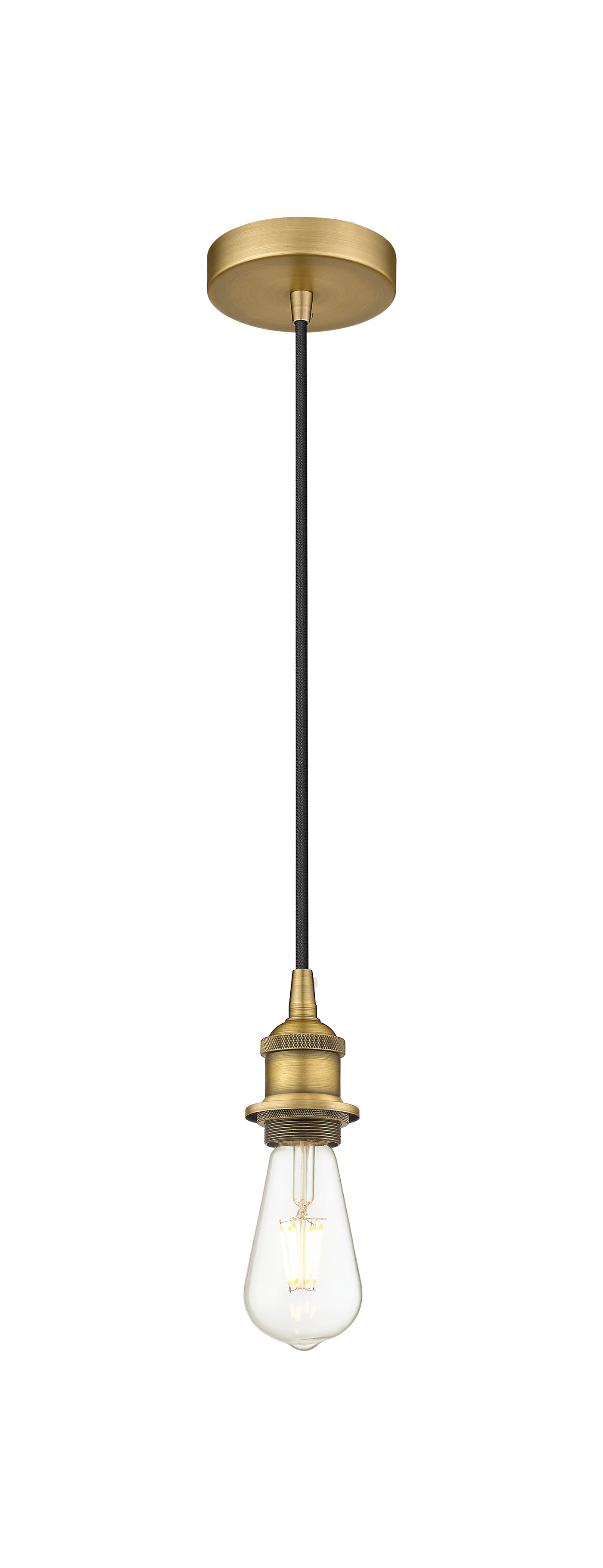 Edison Mini Pendant Antique Brass Steel