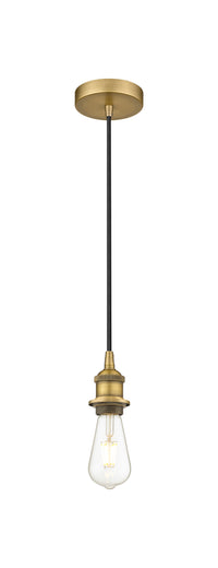 Edison Mini Pendant Antique Brass Steel
