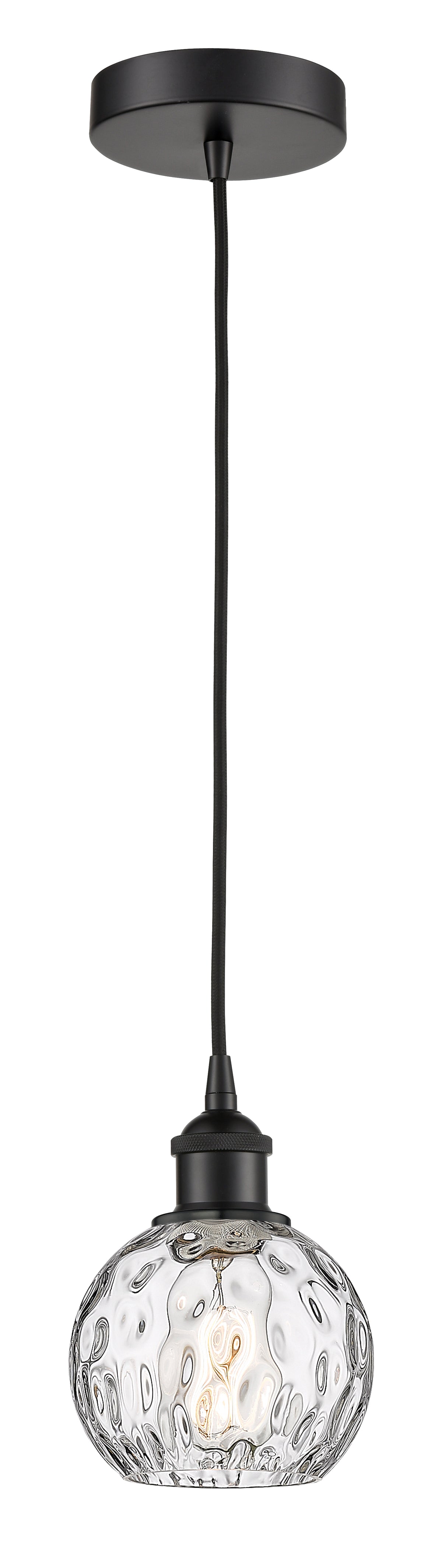 Edison Mini Pendant 6 Inch Brass Glass