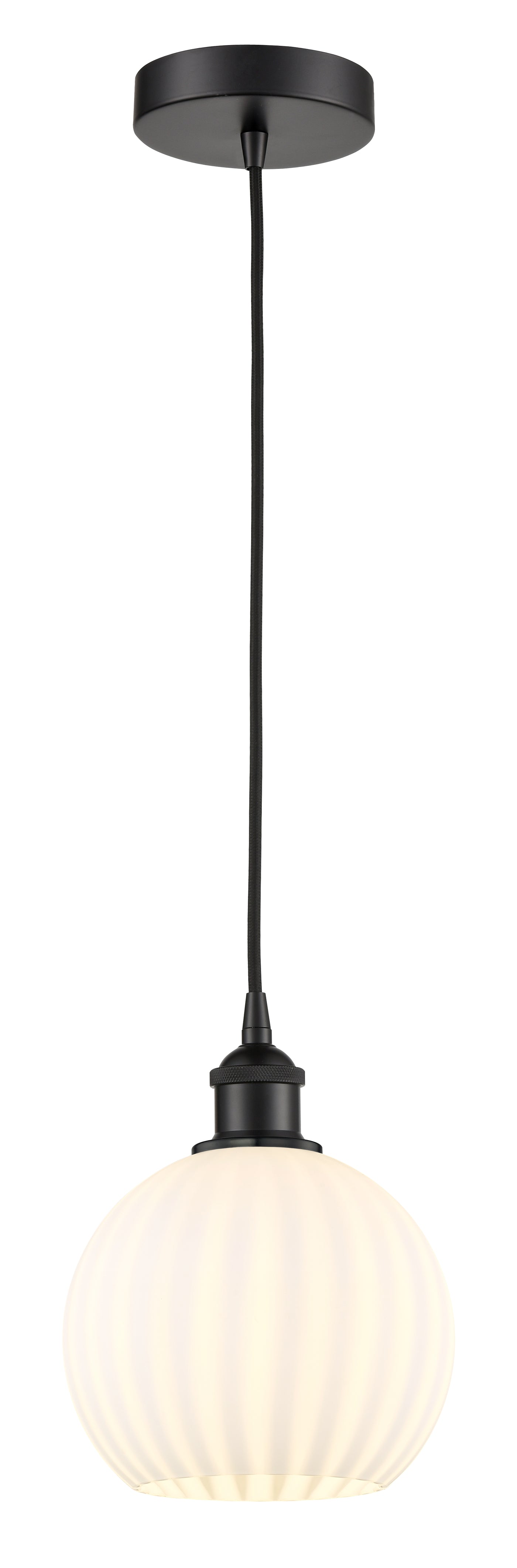 Edison Mini Pendant Cast Brass 8 Inch