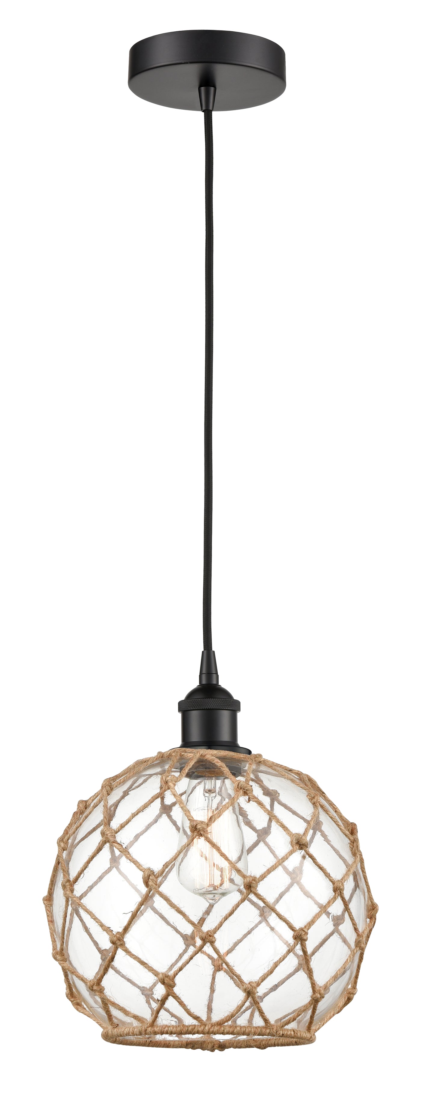 Edison Mini Pendant Antique Brass 10 Inch