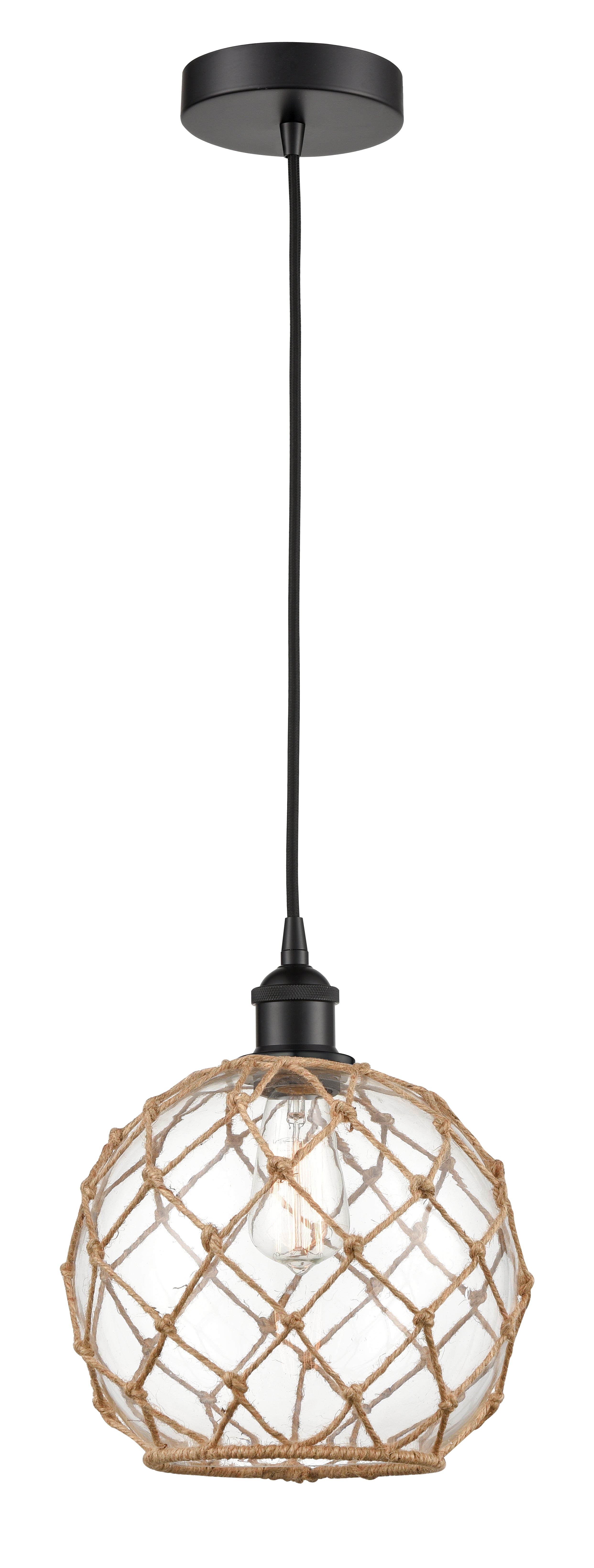 Edison Mini Pendant Antique Brass 10 Inch