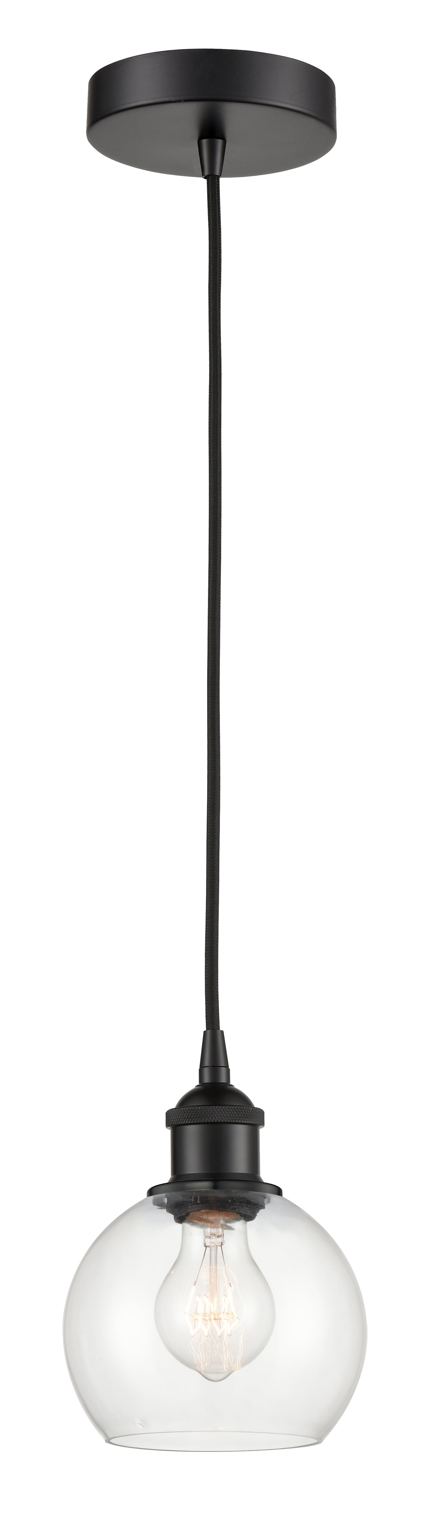 Edison Mini Pendant Antique Brass Finish