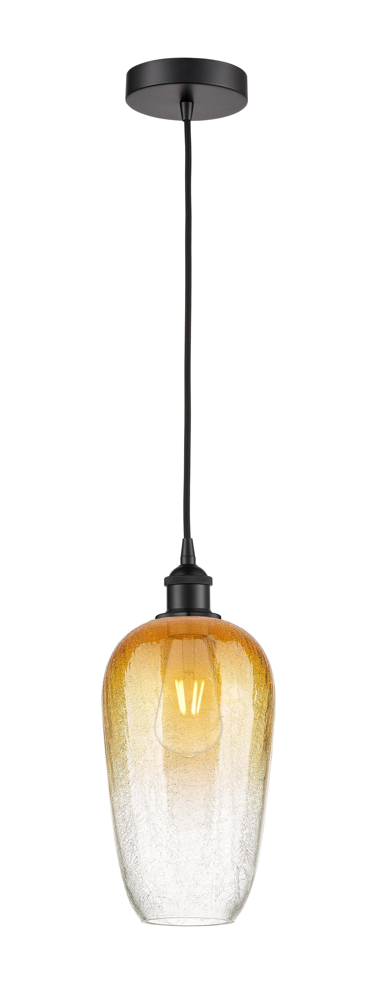 Edison Mini Pendant Antique Brass 7 Inch