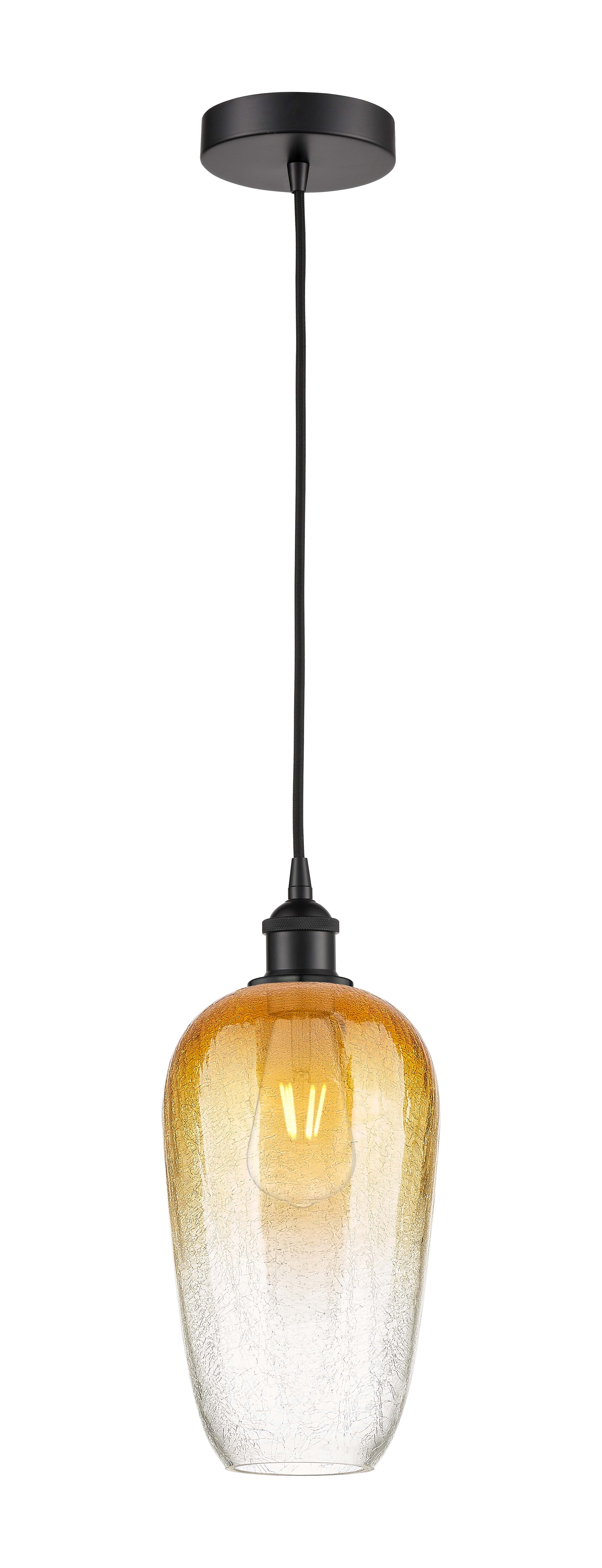 Edison Mini Pendant Antique Brass 7 Inch