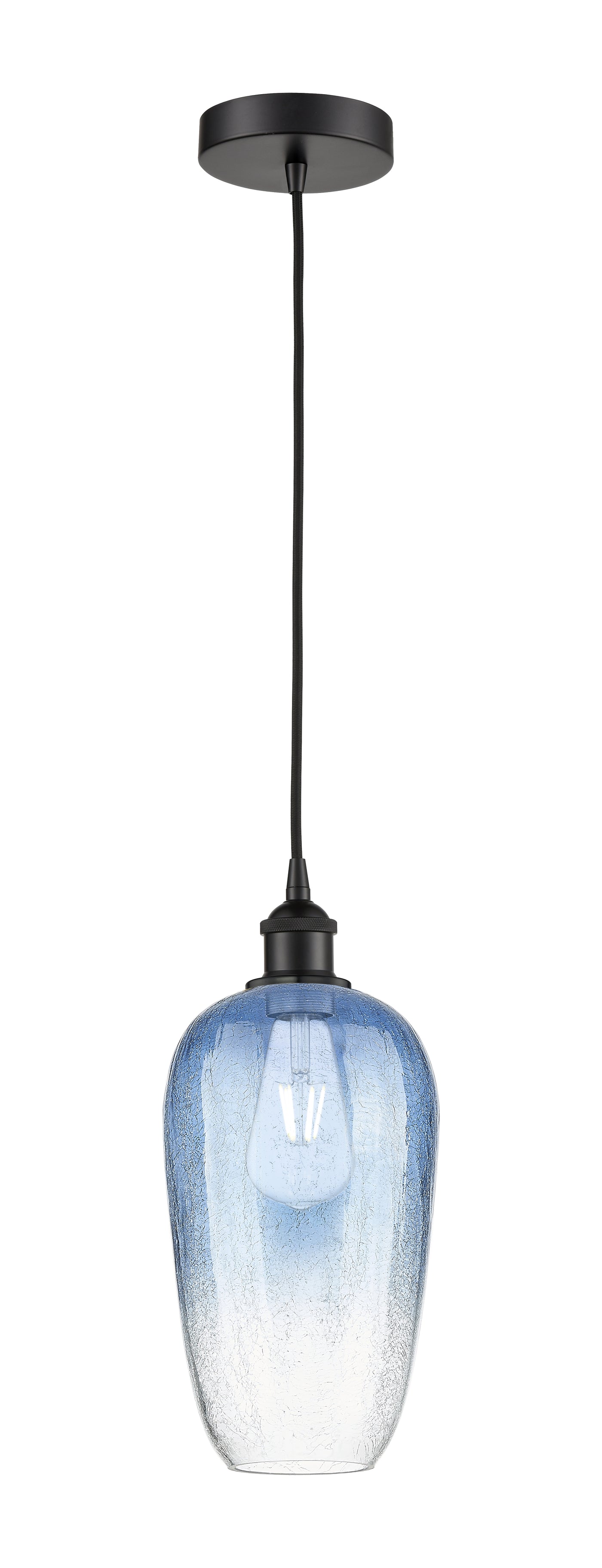 Edison Mini Pendant Antique Brass 7 Inch