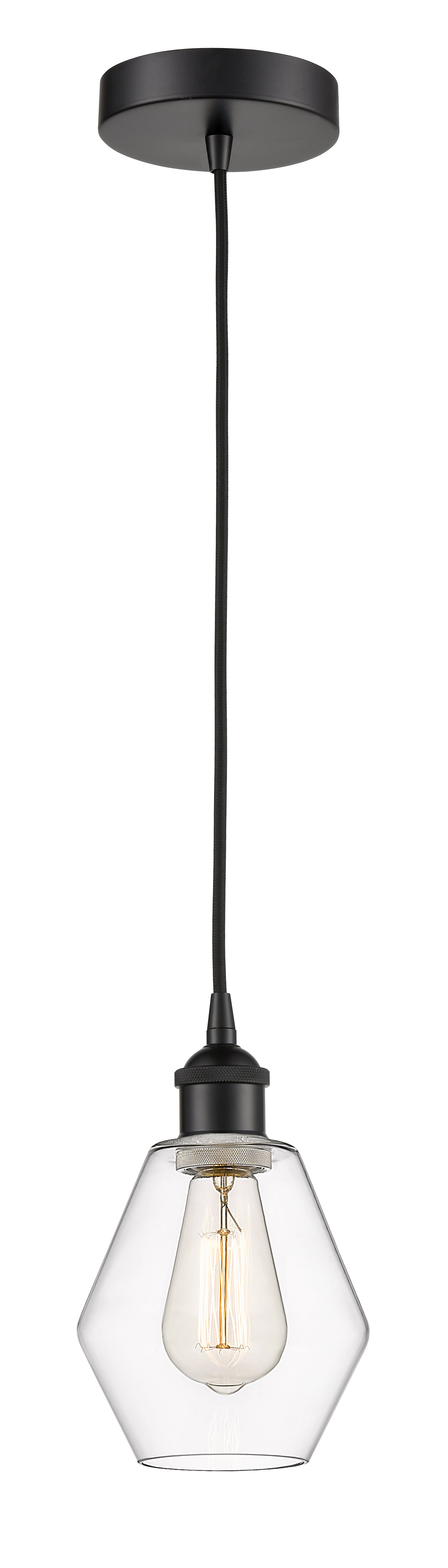 Edison Mini Pendant Antique Brass Finish