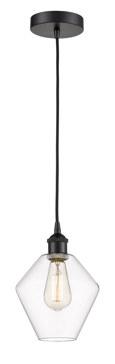 Edison Mini Pendant Cast Glass Brass