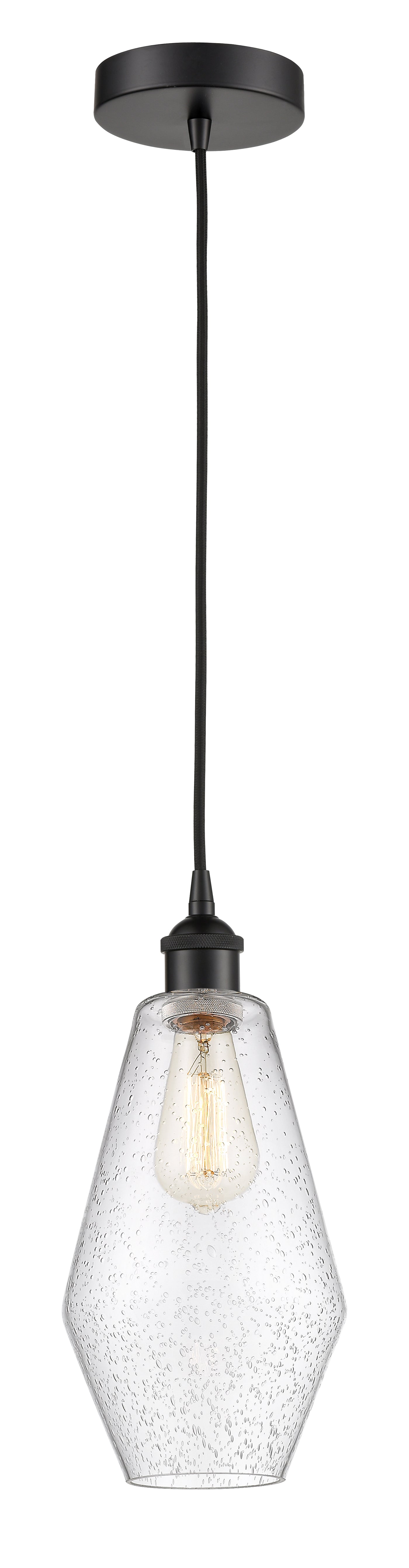 Edison Mini Pendant Antique Brass 7 Inch