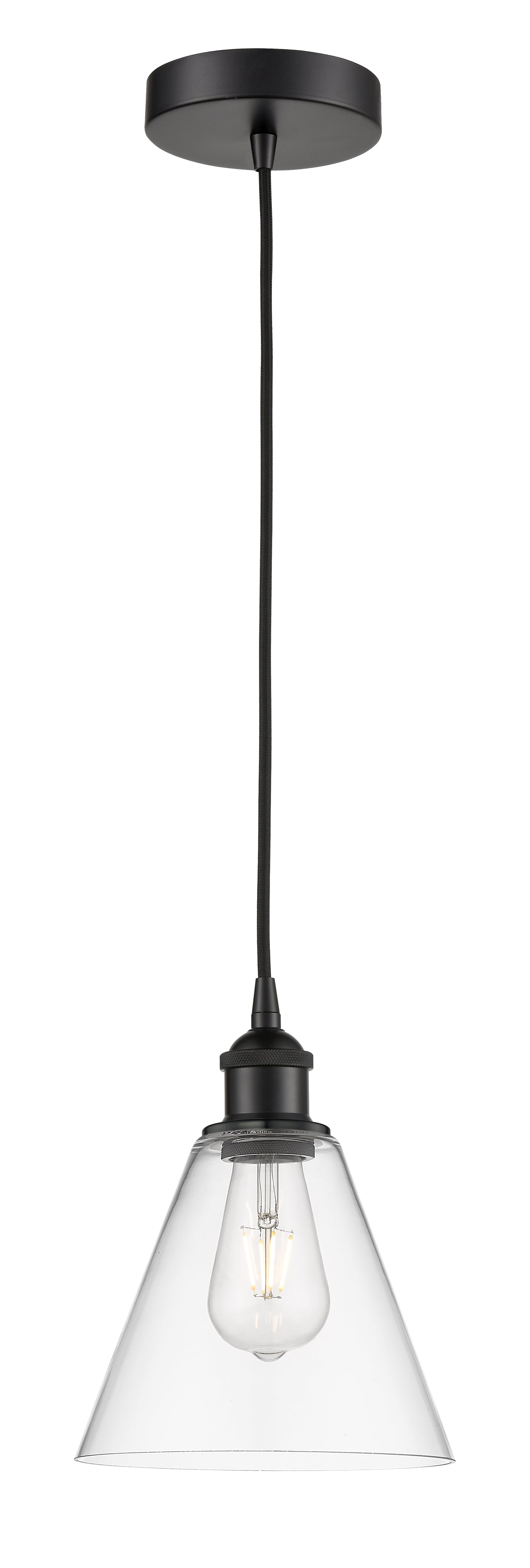 Edison Mini Pendant 8 Inch Antique Brass