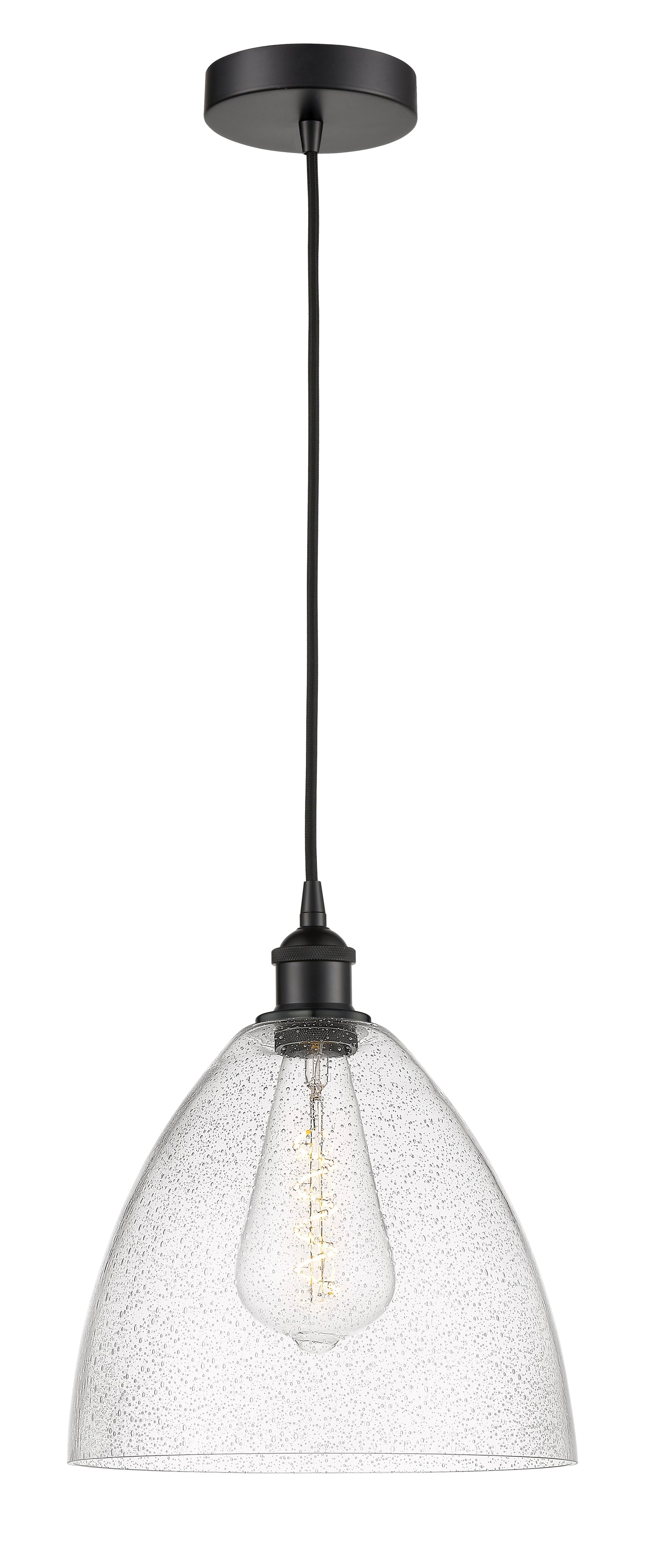 Edison Mini Pendant Cast Brass 12 Inch